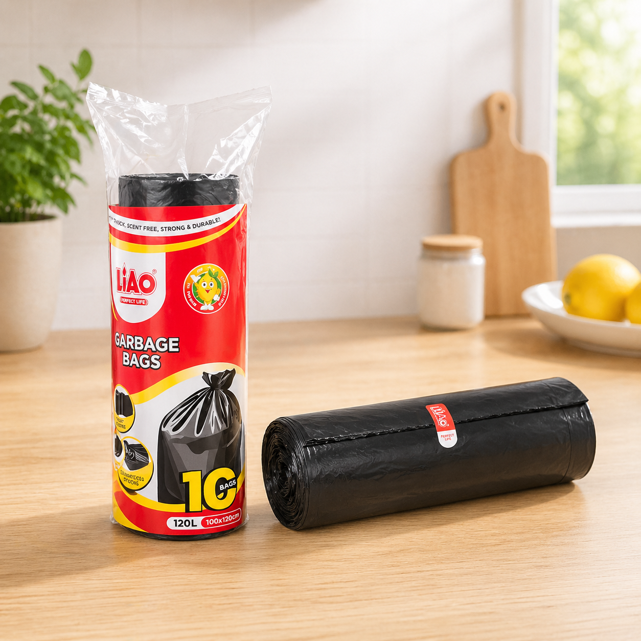 Liao пакеты д/мусора 120л*10шт L130031 /11015
