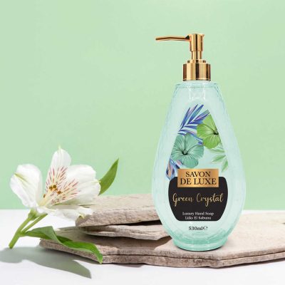 Savon De Lux жид.мыло 530мл Cristalline Series Green /9331 $