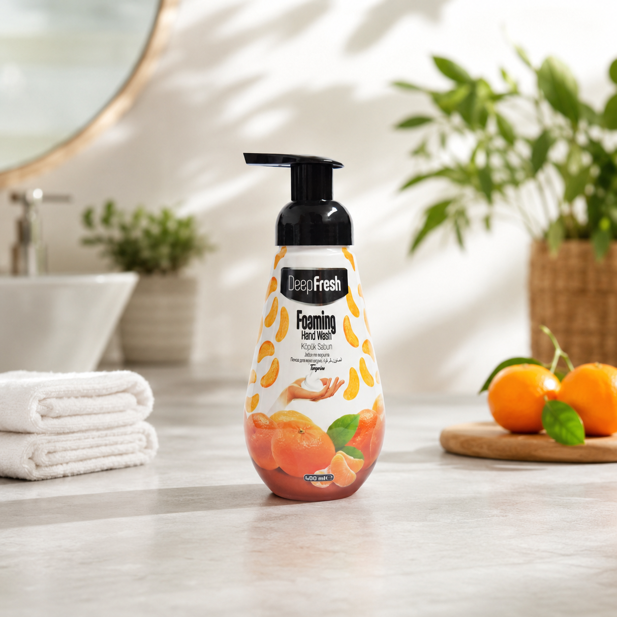 Deep Fresh жидкое мыло-пенка Fruit 400 мл Tangerine