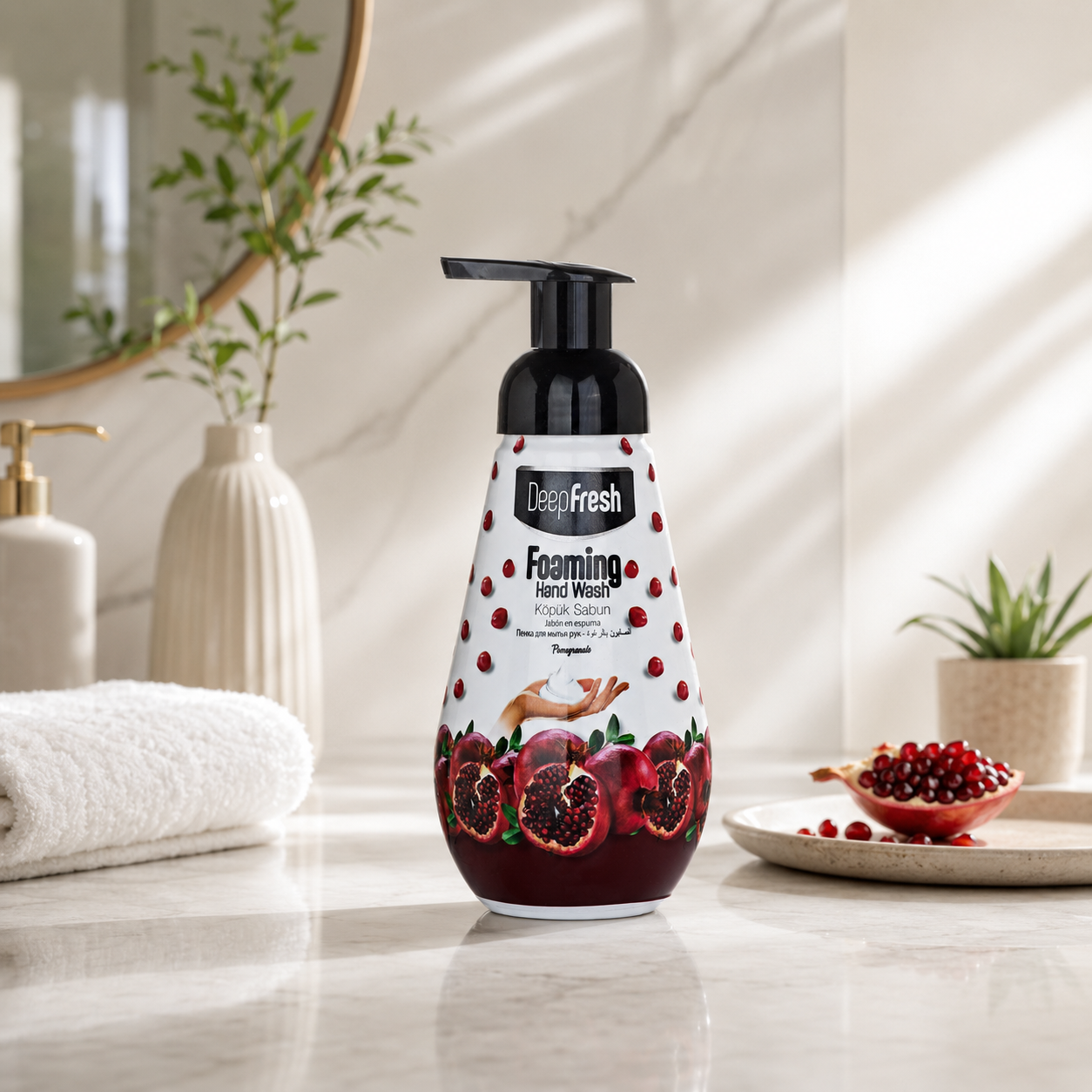 Deep Fresh жидкое мыло-пенка Fruit 400 мл Pomegranate
