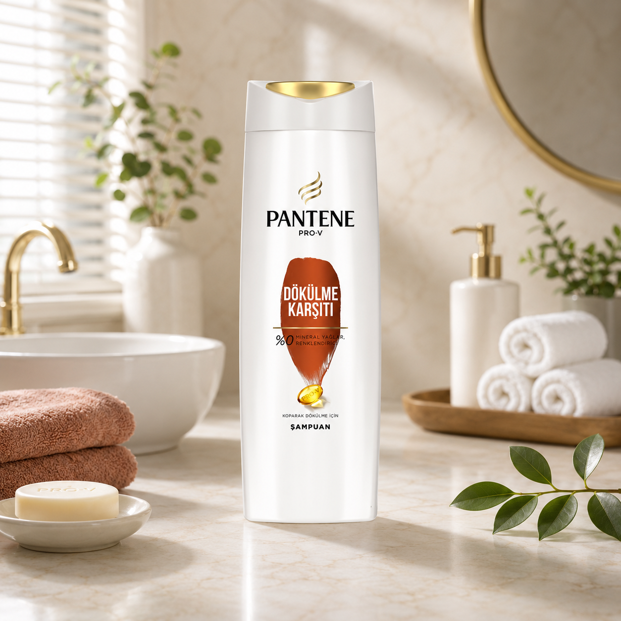 Pantene шампунь 400мл Dokulme Karsiti