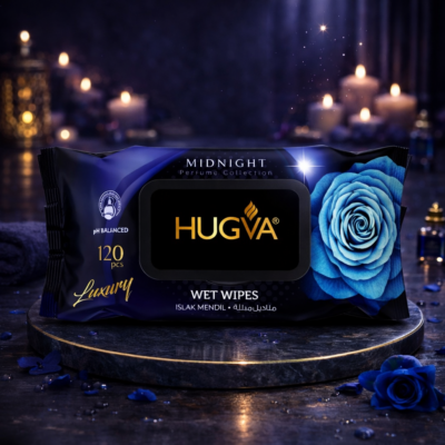 Hugva влаж.салф. 120шт BLACK Luxury Midnight 27035