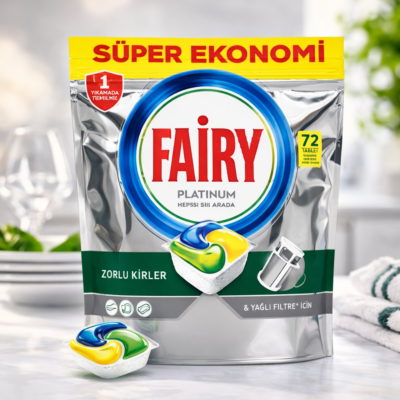 Fairy Капсулы для посуд.машины 72шт Platinum+ /6380 $